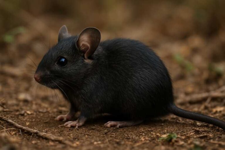Image of a Blackish Deermouse in its natural habitat