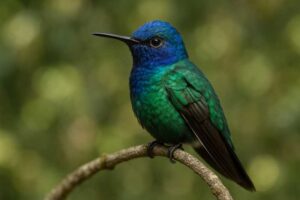 Image of a Blue-headed Hummingbird in its natural habitat
