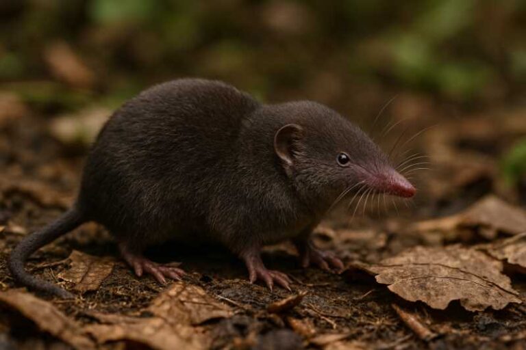 Image of a Burmese Short-tailed Shrew in its natural habitat