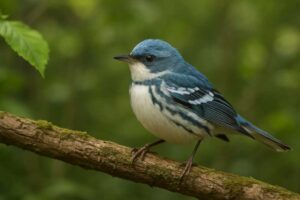 Image of a Cerulean Warbler in its natural habitat