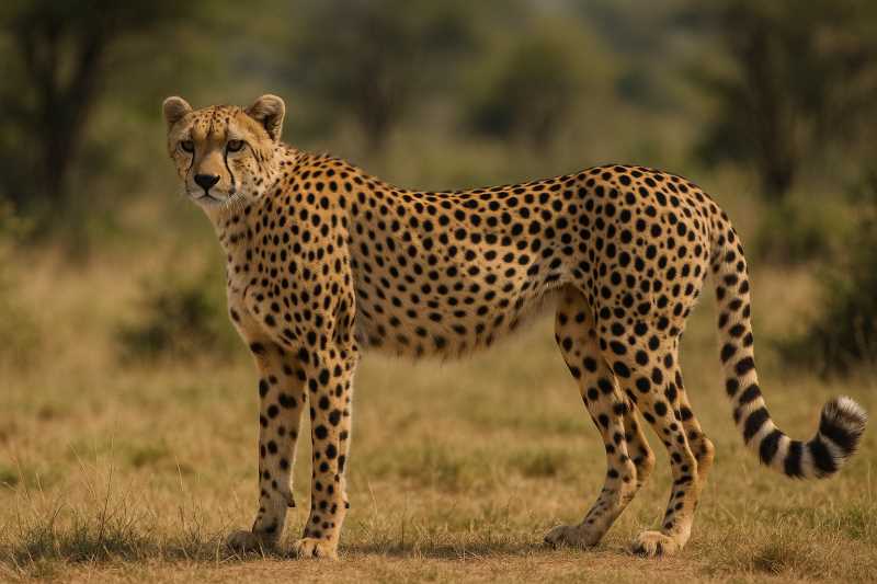 Image of a Cheetah in its natural habitat