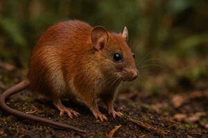Image of a Chestnut Tree Mouse in its natural habitat
