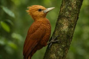 Image of a Chestnut-colored Woodpecker in its natural habitat
