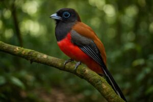 Image of a Cinnamon-rumped Trogon in its natural habitat