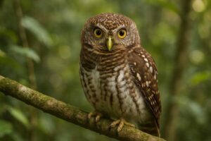 Image of a Collared Owlet in its natural habitat