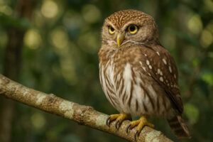 Image of a Cuban Pygmy Owl in its natural habitat