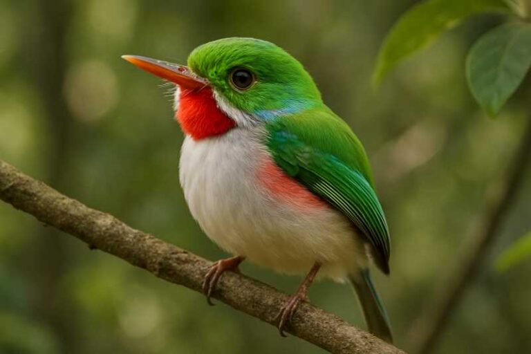 Image of a Cuban Tody in its natural habitat