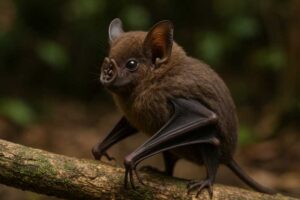 Image of a Dayak Roundleaf Bat in its natural habitat