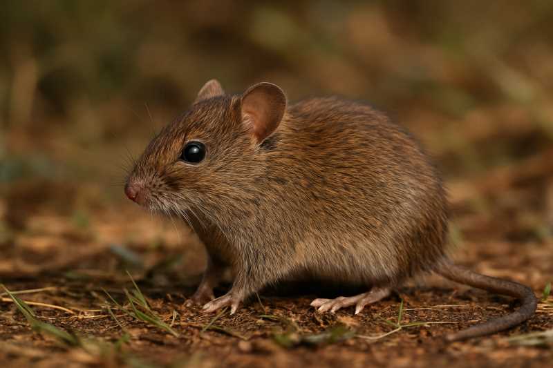 Image of a Dolores Grass Mouse in its natural habitat