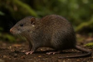 Image of a Earless New Guinea Water Rat in its natural habitat