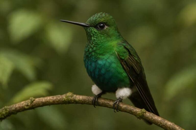 Image of a Emerald-bellied Puffleg in its natural habitat