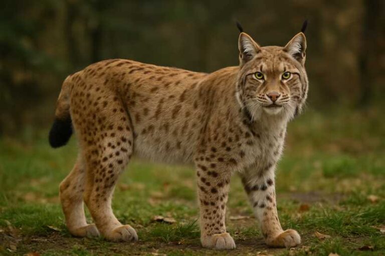 Image of a Eurasian Lynx in its natural habitat