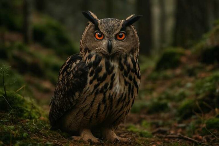 Image of a Eurasian Eagle-Owl in its natural habitat
