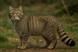 Image of a European Wildcat in its natural habitat