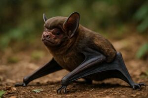 Image of a Fierce Bonneted Bat in its natural habitat