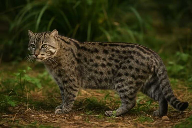 Image of a Fishing Cat in its natural habitat