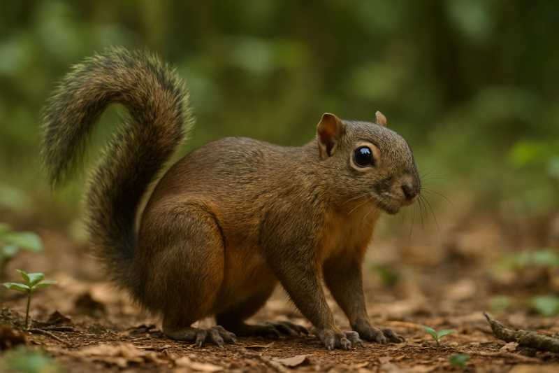 Image of a Guianan Squirrel in its natural habitat