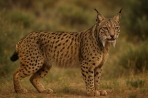 Image of a Iberian Lynx in its natural habitat