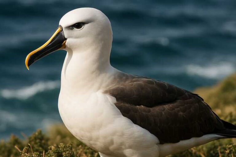 Image of a Indian Yellow-nosed Albatross in its natural habitat