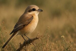 Image of a Isabelline Shrike in its natural habitat