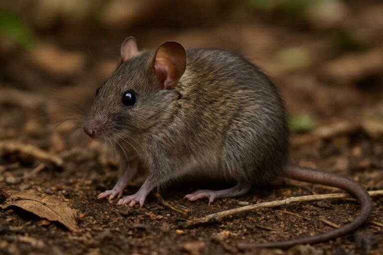 Image of a Jackson's Soft-furred Mouse in its natural habitat