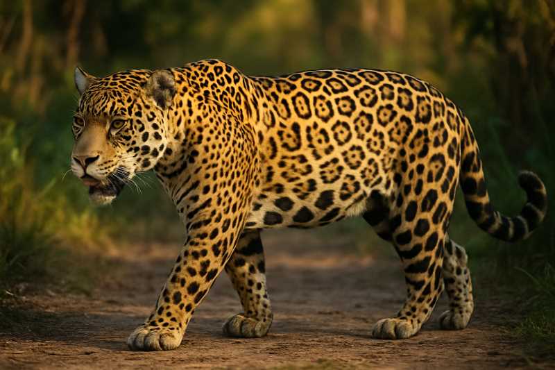 Image of a Jaguar in its natural habitat
