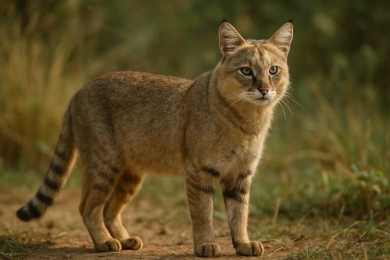 Image of a Jungle Cat in its natural habitat