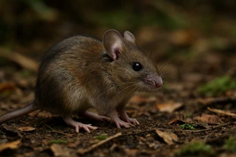Image of a Kerbis-Peterhans's Wood Mouse in its natural habitat