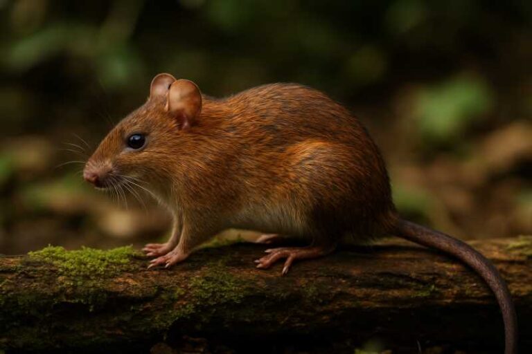 Image of a King Arboreal Rice Rat in its natural habitat