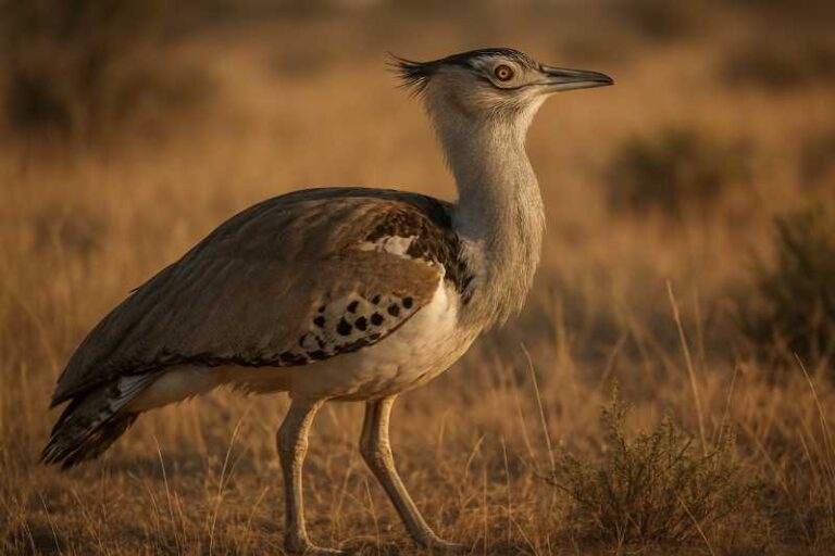 Image of a Kori Bustard in its natural habitat