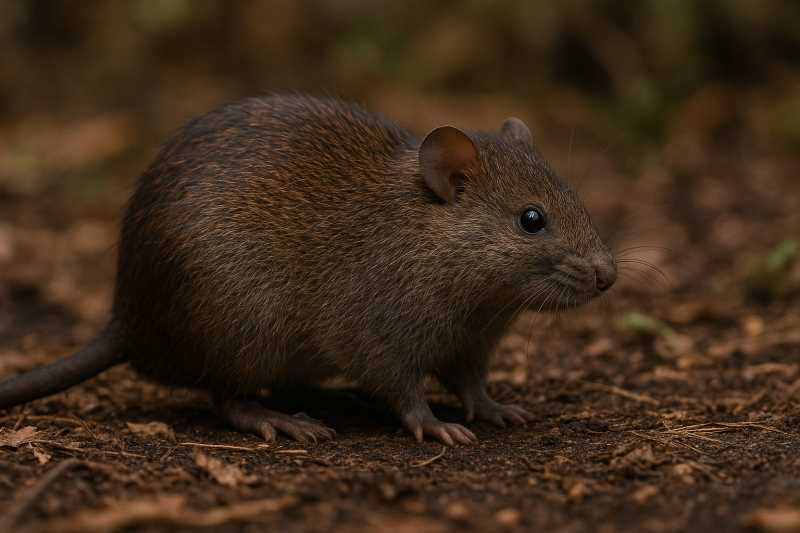 Image of a Large Short-tailed Rat in its natural habitat