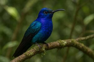 Image of a Lazuline Sabrewing in its natural habitat