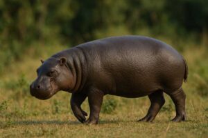 Image of a Lemerle's Dwarf Hippopotamus in its natural habitat