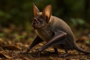 Image of a Lesser Asian False-vampire in its natural habitat