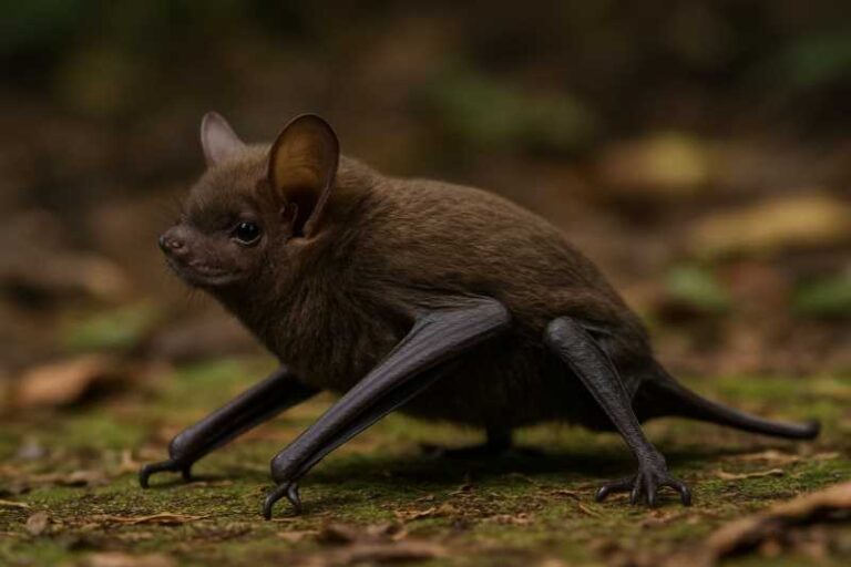 Image of a Lesser Sheath-tailed Bat in its natural habitat