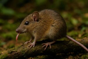 Image of a Long-tongued Arboreal Mouse in its natural habitat