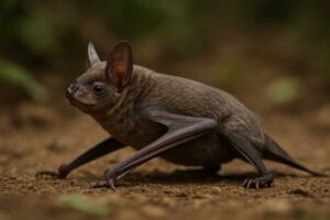 Image of a Long-winged Sheath-tailed Bat in its natural habitat