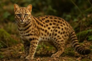 Image of a Mainland Leopard Cat in its natural habitat