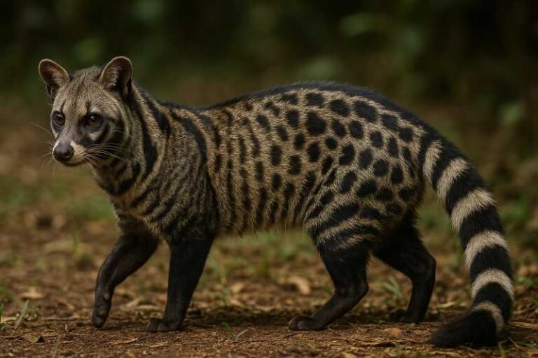 Image of a Malay Civet in its natural habitat