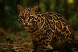 Image of a Marbled Cat in its natural habitat