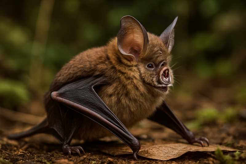 Image of a McIntyre's Horseshoe Bat in its natural habitat