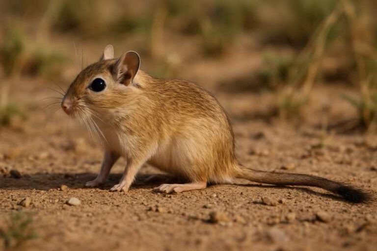 Image of a Nigerian Gerbil in its natural habitat