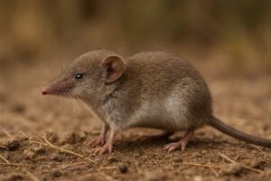 Image of a North African White-toothed Shrew in its natural habitat