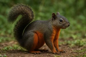 Image of a Northern Amazon Red Squirrel in its natural habitat