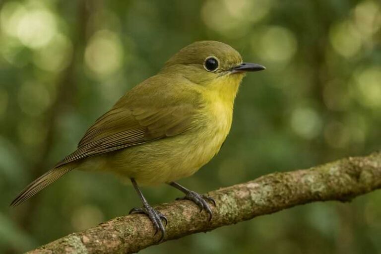 Image of a Olive Flyrobin in its natural habitat