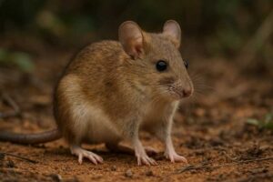 Image of a Petter's Big-footed Mouse in its natural habitat