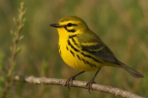 Image of a Prairie Warbler in its natural habitat