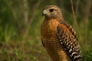 Image of a Red-shouldered Hawk in its natural habitat