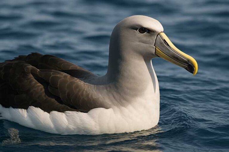 Image of a Salvin's Albatross in its natural habitat