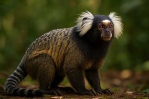 Image of a Sateré Marmoset in its natural habitat
